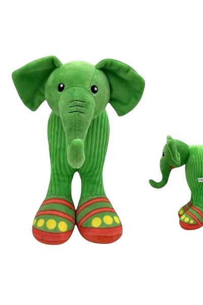BaoBao Lirili Larila – Jucarie Plus Elefant Verde cu Picioare Lungi si Design Absurd Brainrot | BaoBao