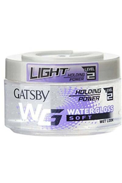 GATSBY جل شعر مائي لامع أبيض ناعم - 150 جم