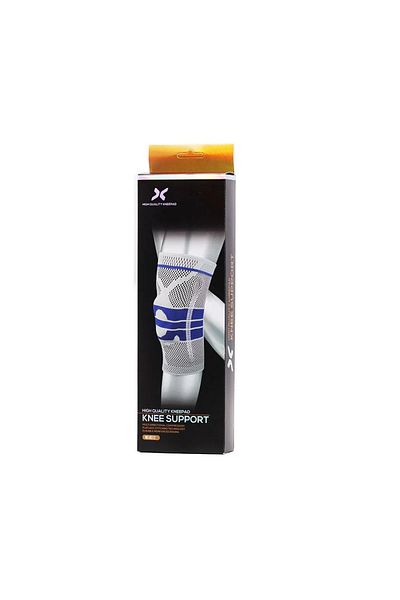 X HIGH QUALTY Gray One-Piece Knee Support Brace Model - 8512