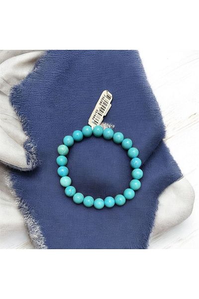 AURA STONE Turquoise Turquoise Natural Stone 8mm Bracelet