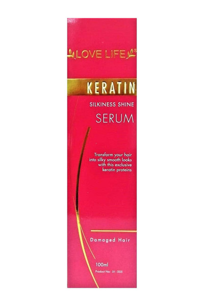 LOVE LIFE سيروم لاف لايف بالكيراتين لشعر لامع وحريري 100ملليلتر