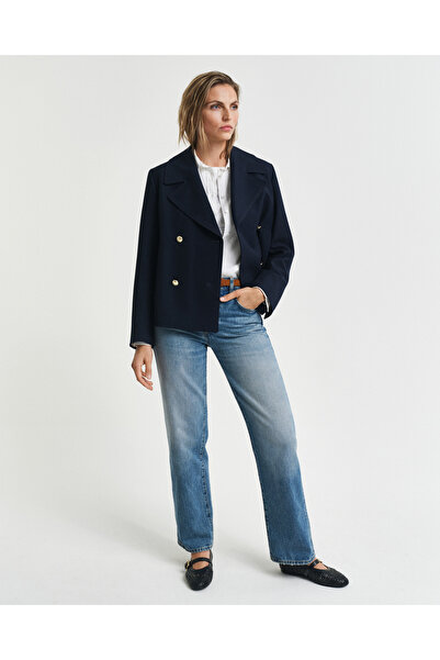 Gant Kadın Beyaz Regular Fit Klasik Yaka Gömlek