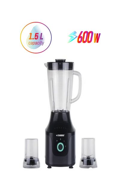 Stargold 3-in-1 Blender, 1.5L Capacity, 600W, Juicer, Grinder & Chopper