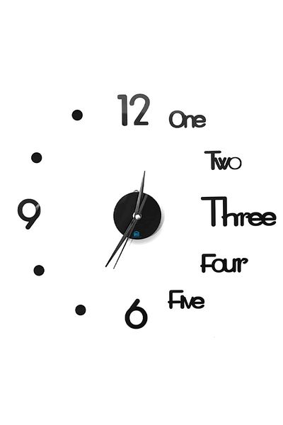 MACON XPXKJ 3D Frameless Large Wall Clock Modern Mute Mirror Surface DIY Room Home Office Decorations Fram