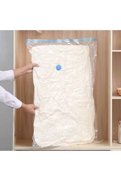 essentialneedsforall Vacuum Storage Bags with Hand Pump, 12 Pack, 3 Sizes 40x60/50x70/60x80 cm, Space Saving Solution