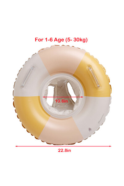 Choice للأطفال من عمر 1 إلى 6 سنوات، وزن 5 إلى 30 كجم، أنبوب حلقة سباحة للأطف...