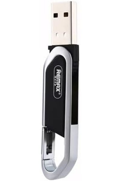 Remax Mena Metal 64GB USB Flash Drive with Keychain, 2.0 USB High Speed, Anti Lost USB Flash Drive H