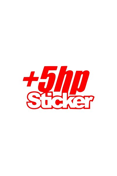 Reysa Tasarım 5 Hp Sticker 17X17 cm Red