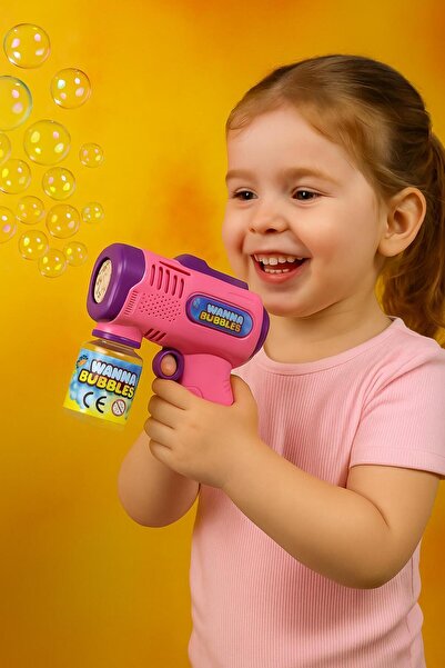 hak-iş oyuncak Işıklı Köpük Balon Atan Tabanca