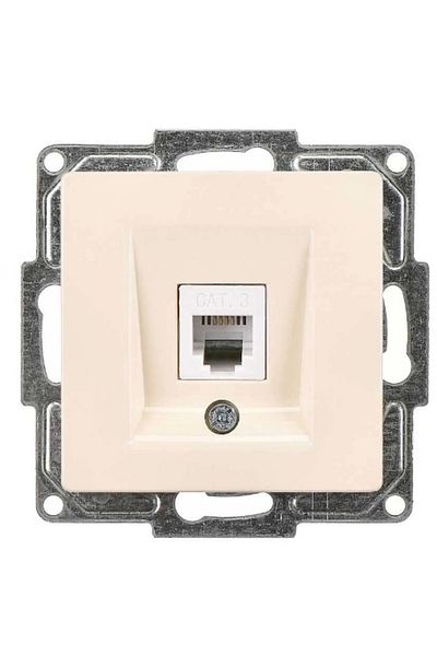 LiderGlobal Visage cream telephone socket (cat3) frameless - compatible frame for socket and switch