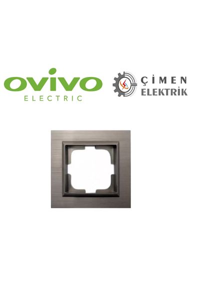 LiderGlobal Copper double socket frame qantum - compatible frame for socket and switch