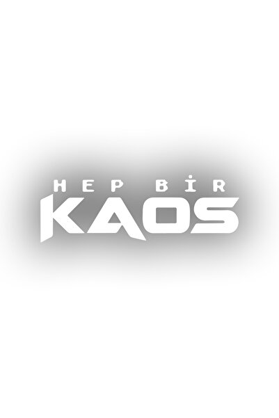 Reysa Tasarım ملصق هيب أير كاوس مقاس 17x17 سم باللون الأبيض