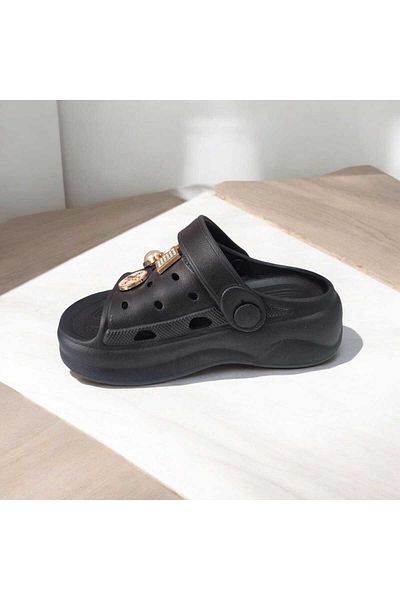 fikret bağcı Children's Eva Open Toe Slippers with Removable Accessories
