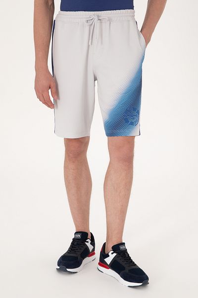 U.S. Polo Assn. Men's Light Gray Knitted Shorts 50299522-Vr001