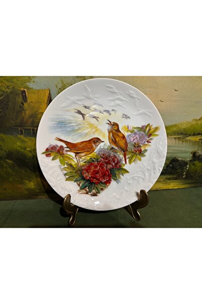 tayfuntufan antika koleksiyon 1995 rosenthal limitli üretim el boyama gofreli...