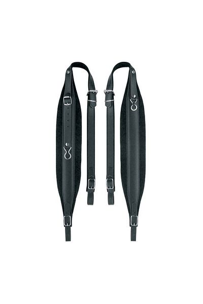 Boston 80LCV, set of 2 accordion straps 96 - 120 basses, 99 - 104 x 8 cm, top leather / velvet