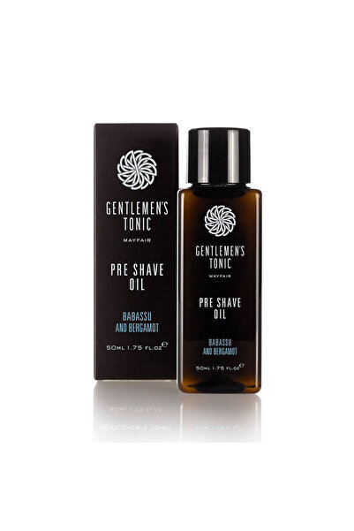 Gentlemen's Tonic Pre-Shave Oil with 6 Oils, Babassu & Bergamot, Gentlemen's Tonic, 50 ml
