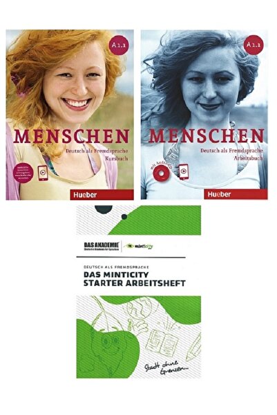 Hueber Yayınları Menschen A1.1 : Kursbuch + Arbeitsbuch Mit Online Ar + Audio...