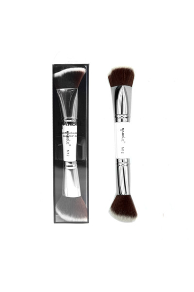 Marble فرشاة مكياج مزدوجة الأطراف M012