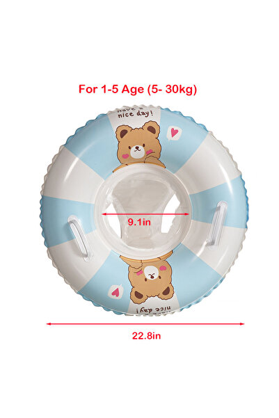 Choice للأطفال من عمر 1 إلى 5 سنوات، وزن 5 إلى 30 كجم، حلقة سباحة للأطفال من ...