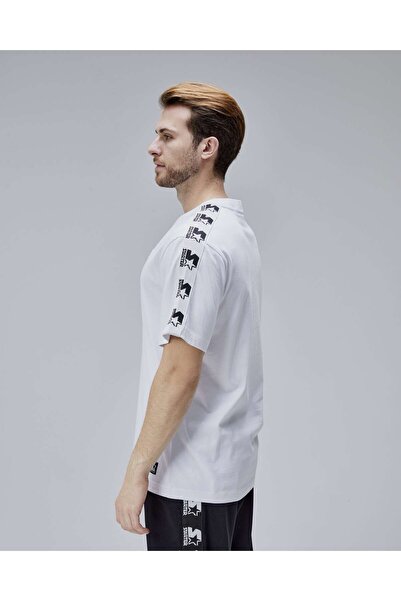 Starter EASTWOOD Білий велосипедний комір з принтом Oversize чоловічий футболка