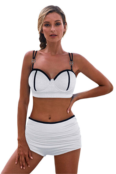 WildFashion 2-piece balconette swimsuit with high waisted briefs SW2444-2