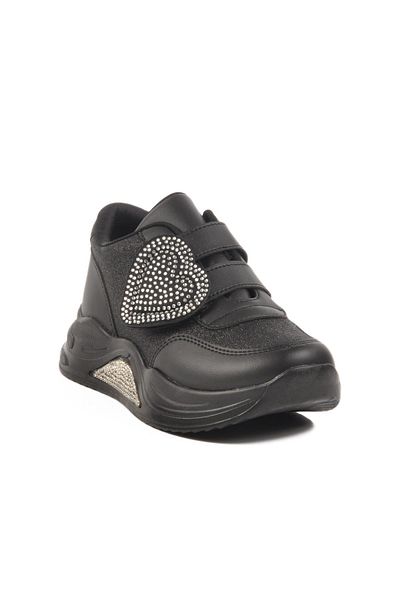 WALKWAY Black Glitter Children's Casual Shoes 7021086 F