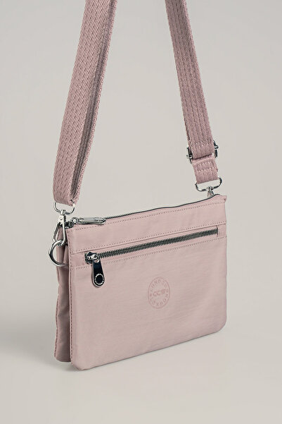 Getcho Frent Pink Women's Crossbody Bag Small Size Zippered Lightweight Structure Adjustable Strap Daily Use