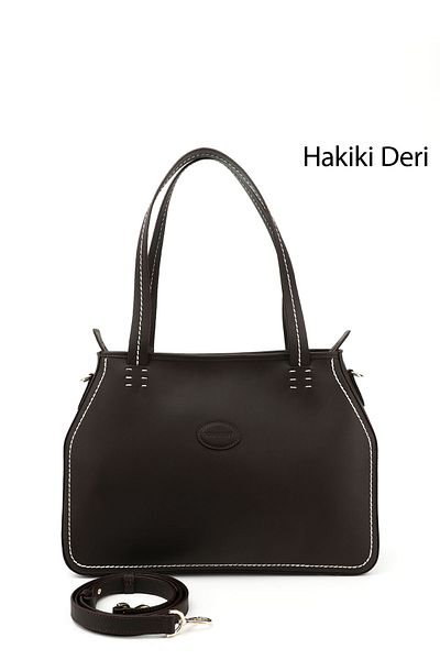 GÖNDERİ(R) Women / Girls Brown Genuine Leather Hand and Shoulder Bag