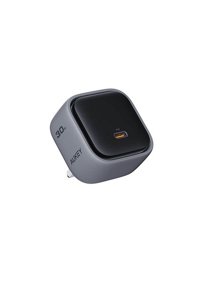 AUKEY Comet 30W World Most Compact GAN Technology and PD Wall Charger PA-C1 Gray