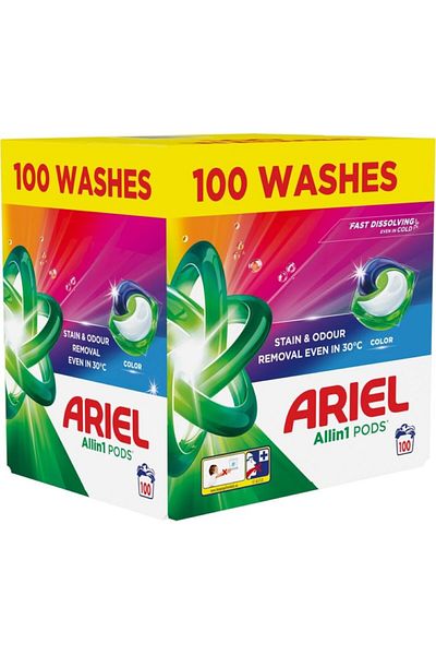 Ariel All-in-1 Pods Laundry Capsules 100 Washes 100 Pcs.