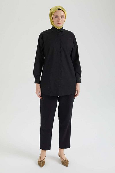 Armine Armi̇ne Trend Stone Embroidered Hidden Button Tunic 25Yt311