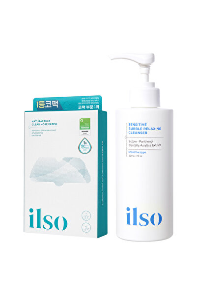 İlso Ilso Yüz Temizleme Köpüğü + 2 Aşamalı Burun Bandı Seti