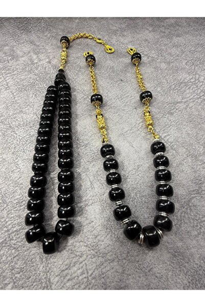 Jewel Collectible Squeeze Amber Prayer Beads and Zaza Prayer Beads Set of Two