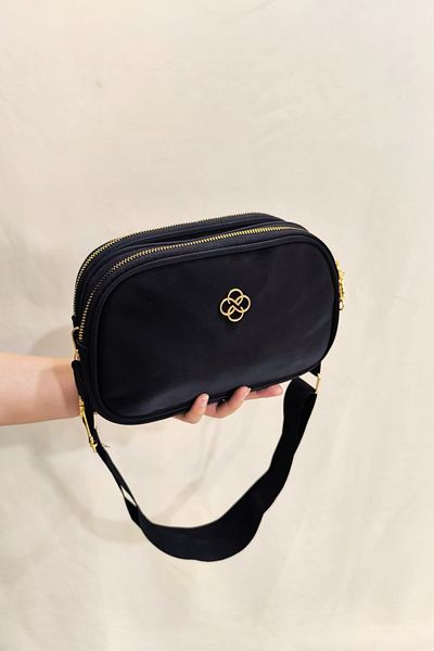 Weynes Women's Black Daily Two-Eye Shoulder Bag Wsb5008