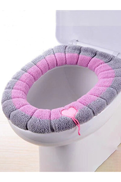 Choice5 Lavender 1 Pack Stitched Color Portable Knitted Toilet Mat Thickened ...
