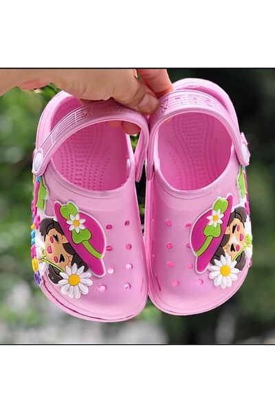 Pandalina Girls' Sandals Anti-Skid Sole Sandals Kindergarten Nursery Sea and Pool Sandals