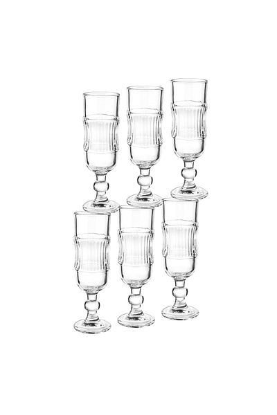 Dania 175ml clear glass juice glass set