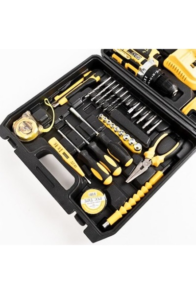 Generic Șurub autofiletant cu baterie și accesorii incluse, putere 350W, mandrină de 10mm