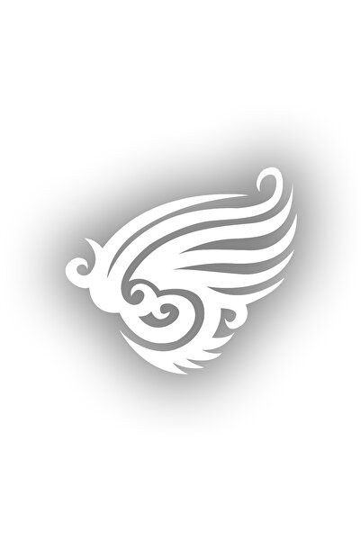 Reysa Tasarım ملصق قبلي جناح 17x17 سم أبيض