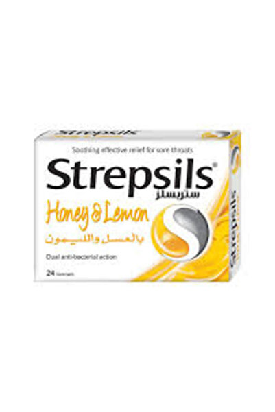 STREPSİLS Strepsils Honey & Lemon Lozenges – 24's