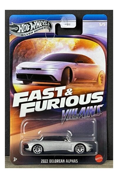 HOT WHEELS Fast And Furious Villains - 2022 Delorean Alphas - Hnr88 / Jby38