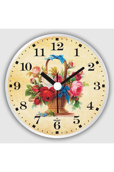 ATABY Galaxy Magnet Refrigerator Clocks, Round, 10 cm