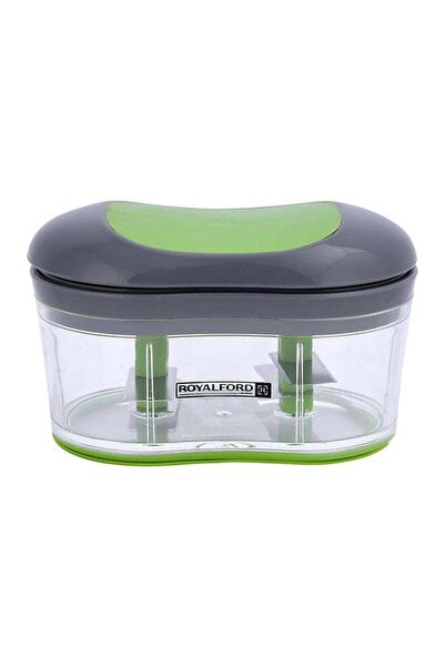 ROYALFORD مفرمة منزلقة خضراء/شفافة سعة 1 لتر