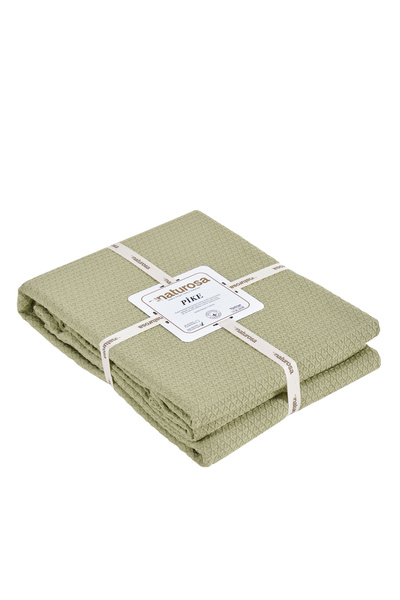 Naturosa Double Green Color Diamond Pique 100% Cotton 200 X 220 cm