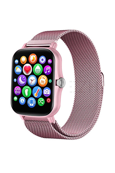 Choice سوار ساعة ذهبي وردي 22 مم 7 حزام 20 مم لـ GTS 4/3/2e/Mini/stratos 3/2 ...