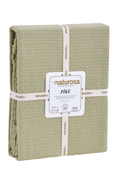Naturosa Double Green Color Diamond Pique 100% Cotton 200 X 220 cm
