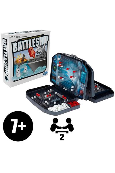 Hasbro Gaming لعبة استراتيجية "السفينة الحربية والطائرات" للأعمار من 7 سنوات فما فوق