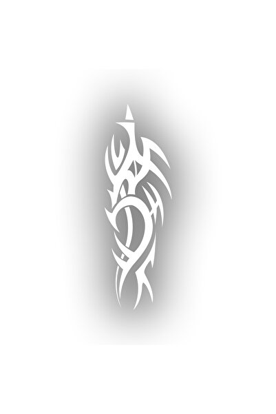 Reysa Tasarım ملصق قبلي عمودي مقاس 17×17 سم باللون الأبيض