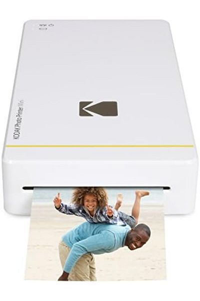 Kodak طابعة صور لاسلكية صغيرة PM-210W، لون أبيض